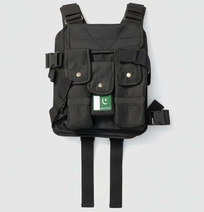 Adjustable AK Magazine Chest Rig - MOLLE Compatible Tactical Grade