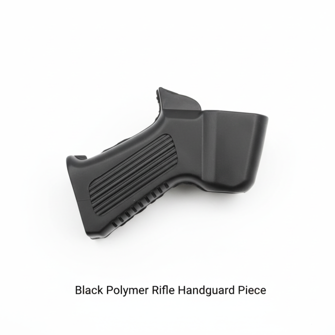 Ergonomic Angled Foregrip/Hand Stop (AFG) - Black Polymer